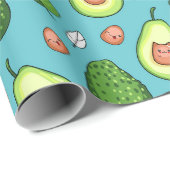 Avocado Wrapping Paper Geschenkpapier (Rolleneckpunkt)