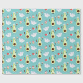 Avocado Wrapping Paper Geschenkpapier (Flach)