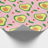 Avocado Wrapping Paper Geschenkpapier (Ecke)