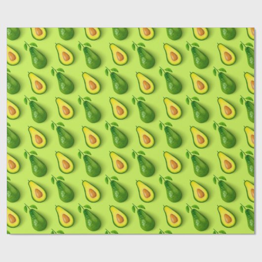 Avocado Wrapping Paper Geschenkpapier (Flach)