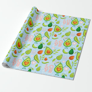 Avocado Wrapping Paper Geschenkpapier