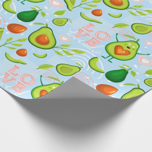Avocado Wrapping Paper Geschenkpapier (Ecke)