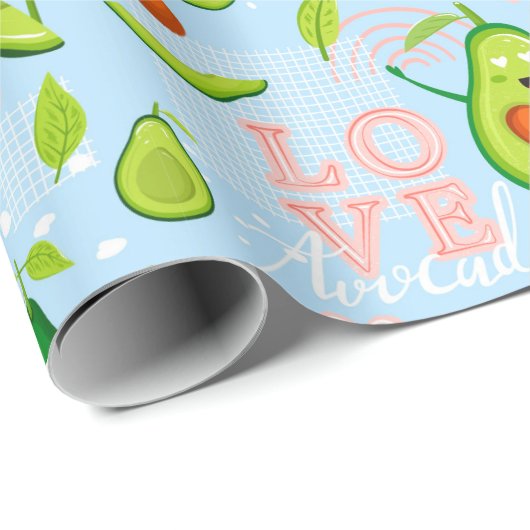 Avocado Wrapping Paper Geschenkpapier (Rolleneckpunkt)