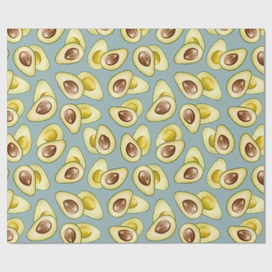 Avocado Wrapping Paper Geschenkpapier (Flach)