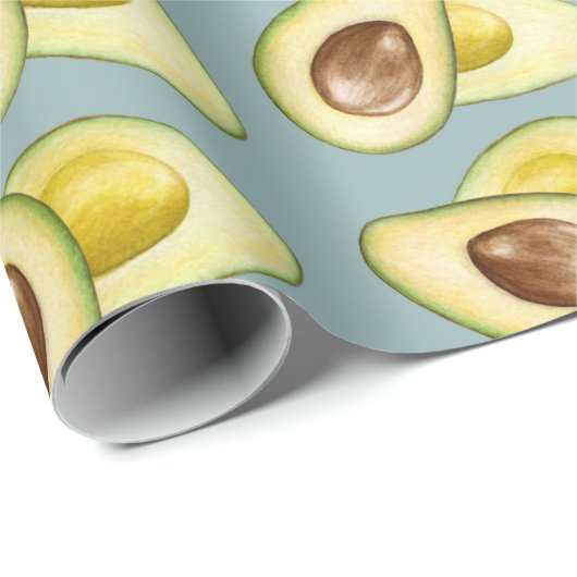Avocado Wrapping Paper Geschenkpapier (Rolleneckpunkt)