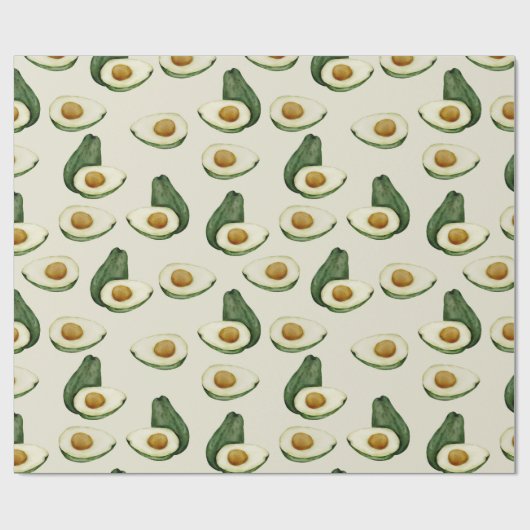 Avocado Wrapping Paper Geschenkpapier (Flach)