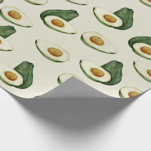 Avocado Wrapping Paper Geschenkpapier (Ecke)