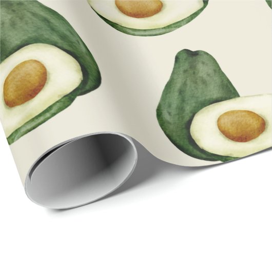 Avocado Wrapping Paper Geschenkpapier (Rolleneckpunkt)