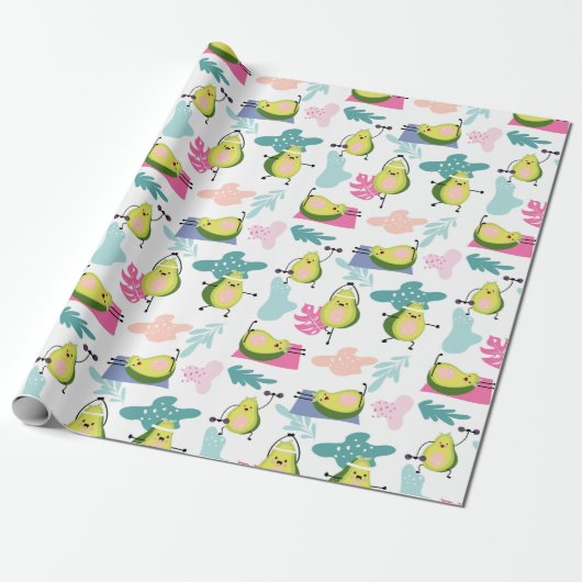 Avocado Wrapping Paper Geschenkpapier (Ungerollt)