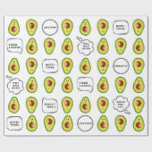 Avocado Wrapping Paper mit 30 x 2 ft Geschenkpapier (Flach)