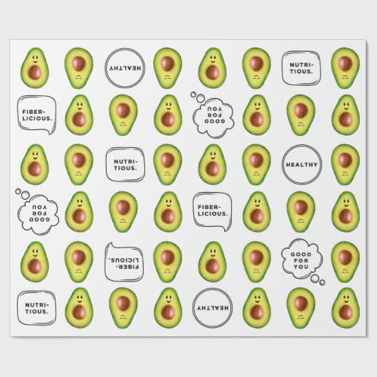 Avocado Wrapping Paper mit 30 x 2 ft Geschenkpapier (Flach)