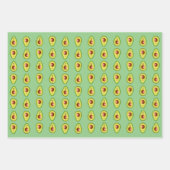 Avocado Wrapping Paper Sheets Geschenkpapier Set (Vorderseite 3)
