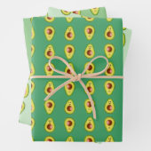 Avocado Wrapping Paper Sheets Geschenkpapier Set (Beispiel)