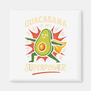 Avocado Yoga Lustig Namaste Pun Plant-sed Fitness  Magnet