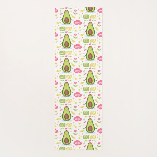 Avocado Yoga Mat Yogamatte (Rückseite)