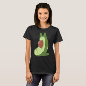 Avocado-Yoga T-Shirt (Vorne ganz)