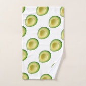 Avocado Yummy All Over 4Kristen Badhandtuch Set (Handtuch)