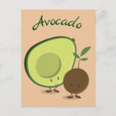 Avocado-Zeichen | Postkarte (Vorderseite)