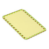 Avocado Zeichne Grenzgrenzwertigen benutzerdefinie Magnet (Rechte Seite)