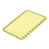 Avocado Zeichne Grenzgrenzwertigen benutzerdefinie Magnet (Linke Seite)