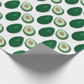 Avocado Zeichnend Geschenkpapier (Ecke)