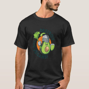 Avocado Zerstört die Veganer T-Shirt