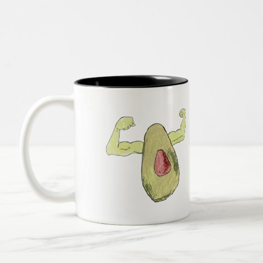 Avocado Zweifarbige Tasse (Links)
