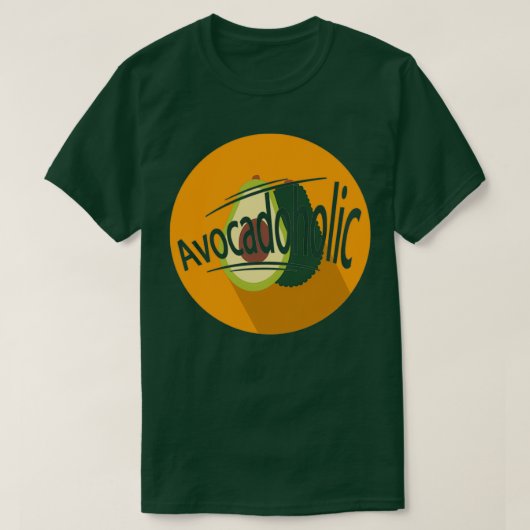 AvocadoAlkoholischer Funny Avocado Feinschmecker T-Shirt (Design vorne)