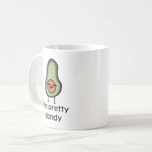 Avocadoandy-Tasse Kaffeetasse (Vorderseite Links)
