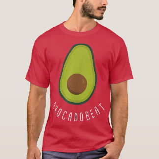 Avocadobeat Funny Vegan Avocado Heart  T-Shirt