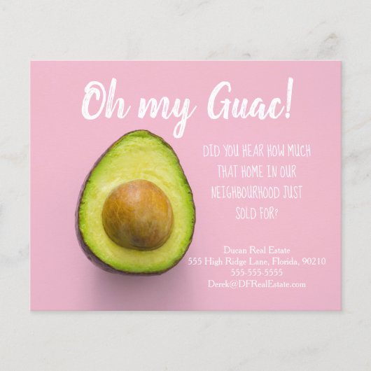 Avocadobefassung real Anwesen Marketing verkaufen  Flyer (Vorne)