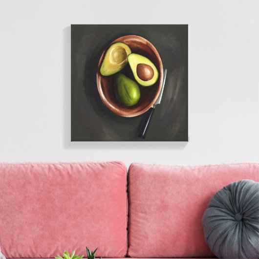 Avocadobild Leinwanddruck (Insitu (Wohnzimmer))