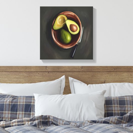 Avocadobild Leinwanddruck (Insitu (Schlafzimmer))