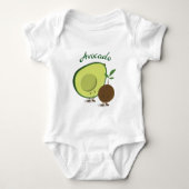Avocadocharaktere | Baby-Bodysuit Baby Strampler (Vorderseite)