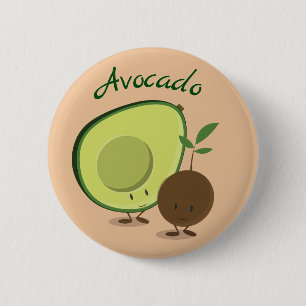 Avocadocharaktere   Knopf Button