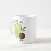 Avocadocharaktere | Tasse (Vorderseite Links)
