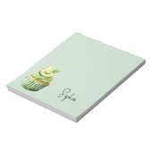 Avocadocupcake Notizblock (Rotiert)