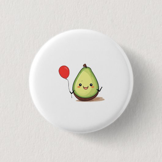 Avocadodesign, Avocadothema Button (Vorderseite)
