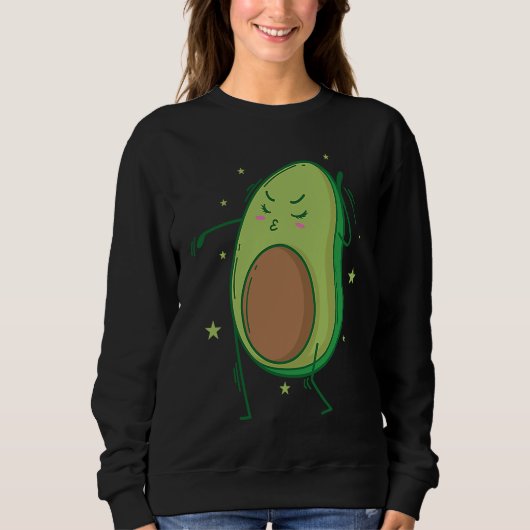Avocadofrucht tanzt leidenschaftlich sweatshirt (Vorderseite)