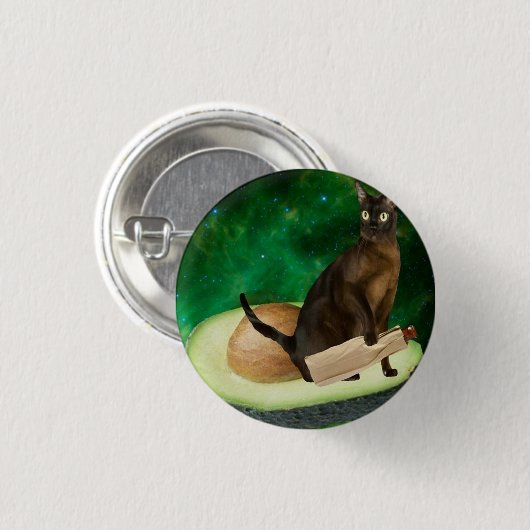 Avocadokatze Button (Vorne & Hinten)