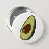 Avocadoknopf-Abzeichen Button (Vorne & Hinten)