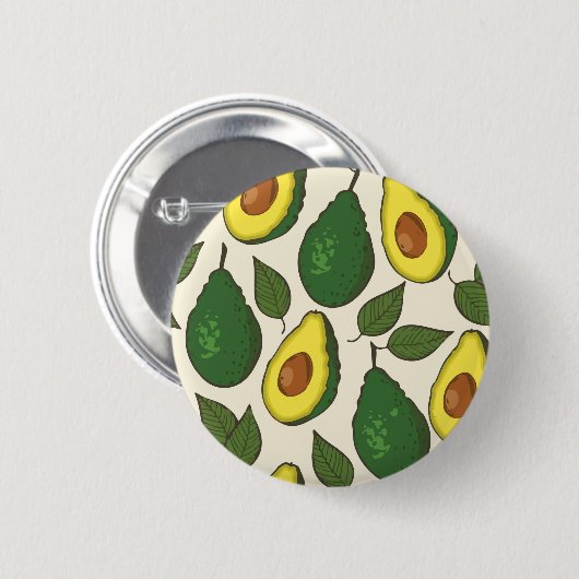 Avocadomuster Button (Vorne & Hinten)