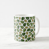 Avocadomuster Kaffeetasse (VorderseiteRechts)