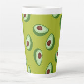 Avocadomuster Milchtasse (Vorderseite)