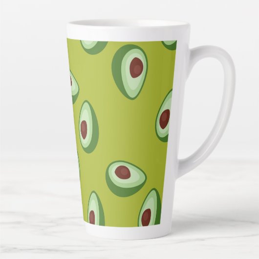 Avocadomuster Milchtasse (Rechts)