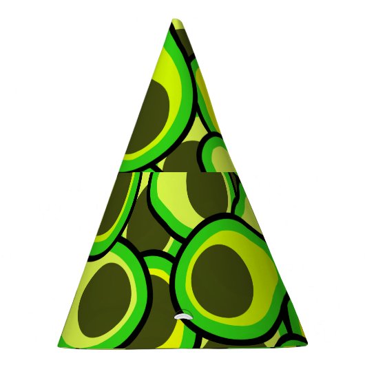 Avocadomuster Partyhütchen (Rechts)