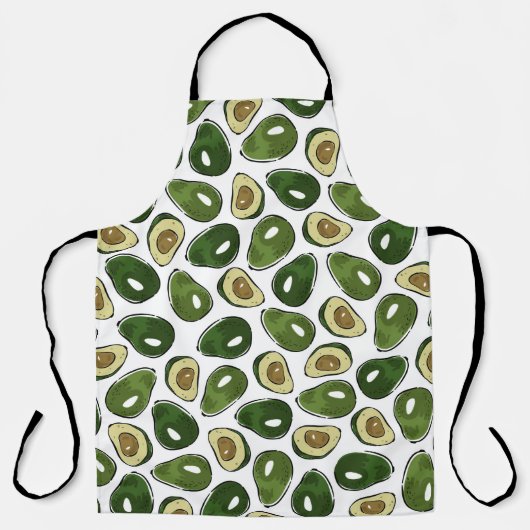 Avocadomuster Schürze (Vorderseite)