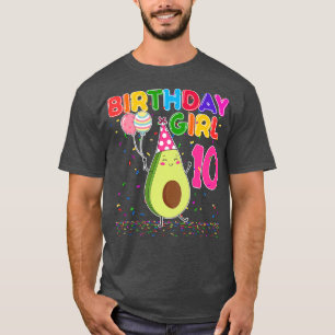 Avocados 10. Geburtstagskind 10 Jahre alt Avocados T-Shirt