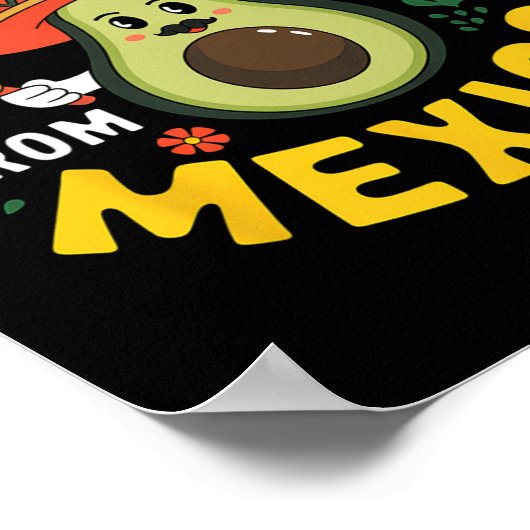 Avocados aus Mexiko Cinco De Mayo Mexican Fiesta Poster (Ecke)