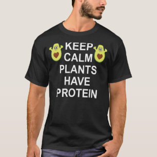 Avocados Behielt Calm Plantes Protein T-Shirt